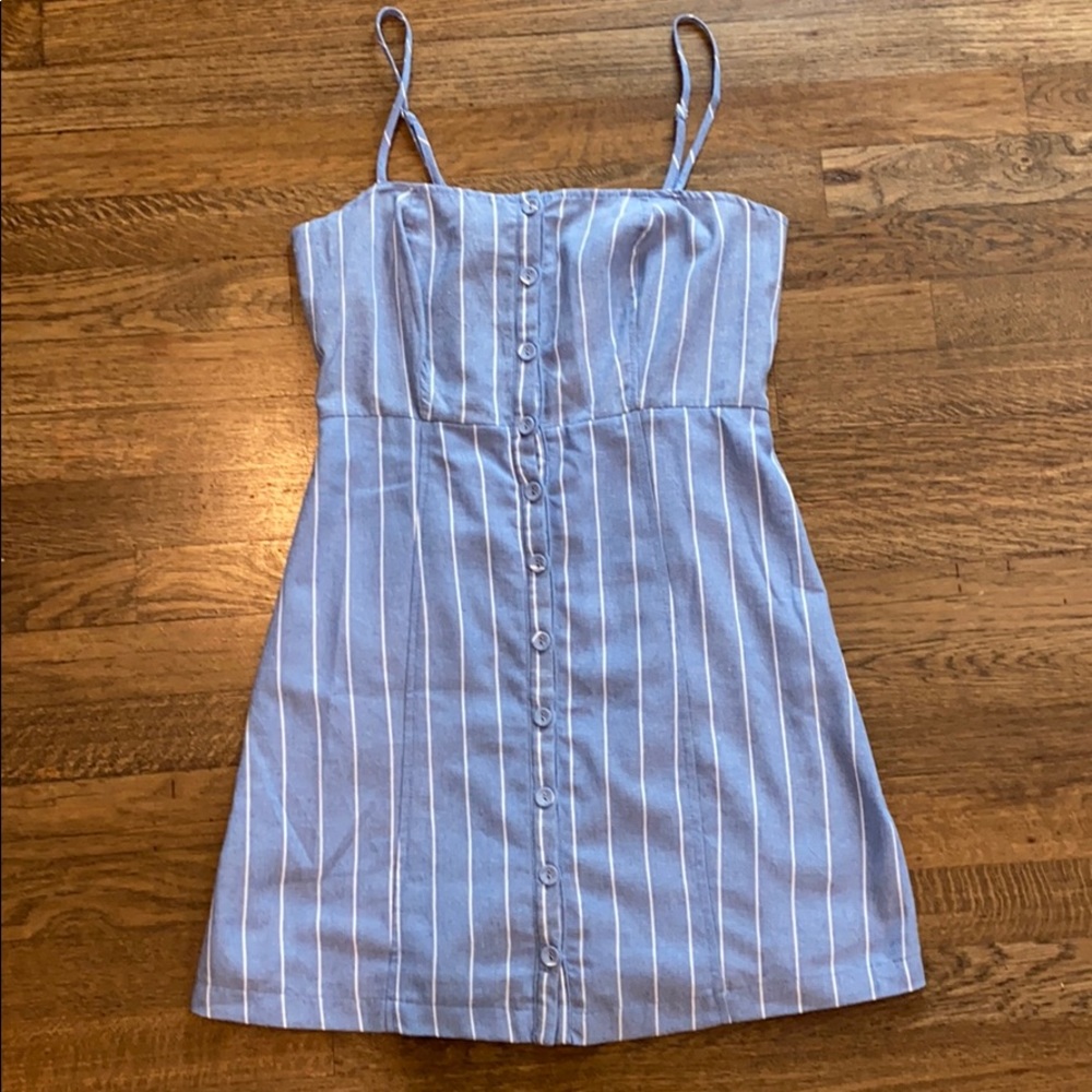 Favlux Blue/White Striped Dress
